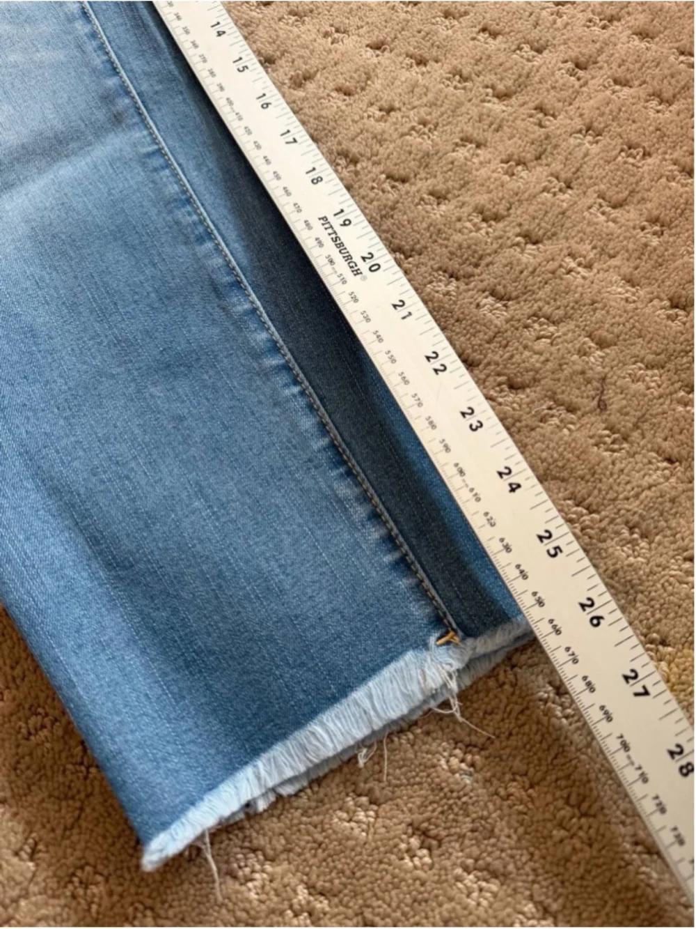 Flamingals Women's Denim Capri Jeans for Women Mid Rise Skinny Capri S